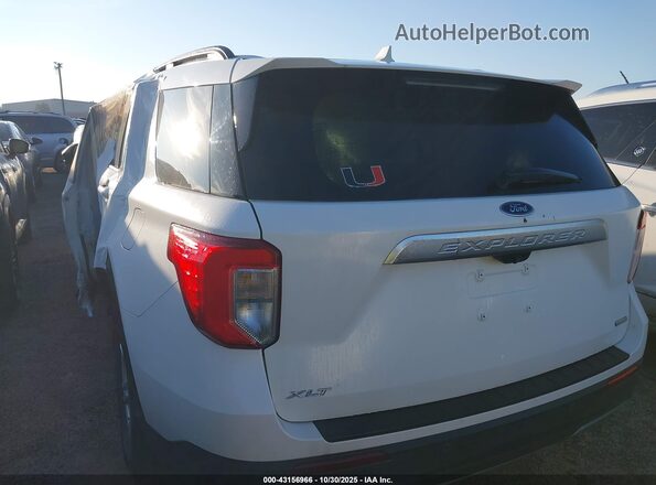 1FMSK7DH2LGB20983 2020 FORD FORD EXPLORER White Trasero izquierdo