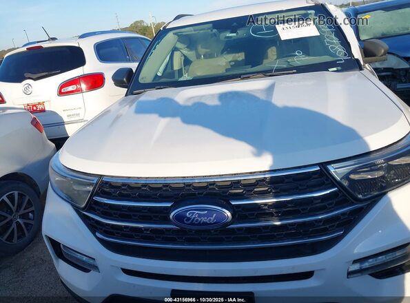1FMSK7DH2LGB20983 2020 FORD FORD EXPLORER White Vista del cuadro de instrumentos