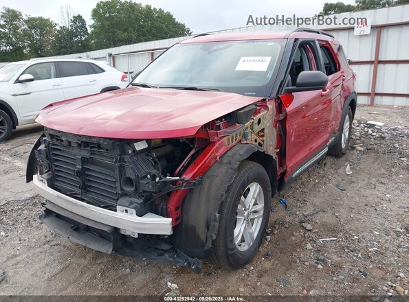 1FMSK7DH3RGA89347 2024 FORD FORD EXPLORER Red Передня ліва чверть