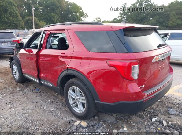 1FMSK7DH3RGA89347 2024 FORD FORD EXPLORER Red Задня ліва чверть