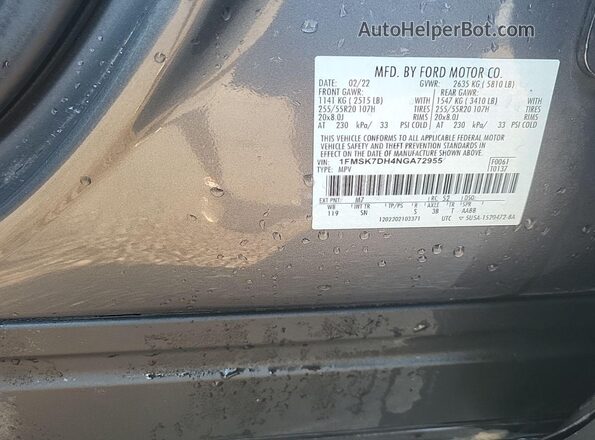 1FMSK7DH4NGA72955 2022 FORD FORD EXPLORER  