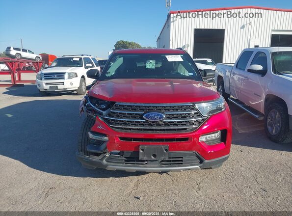 1FMSK7DH4RGA46149 2024 FORD FORD EXPLORER Red Սարքավորումների վահանակի տեսք