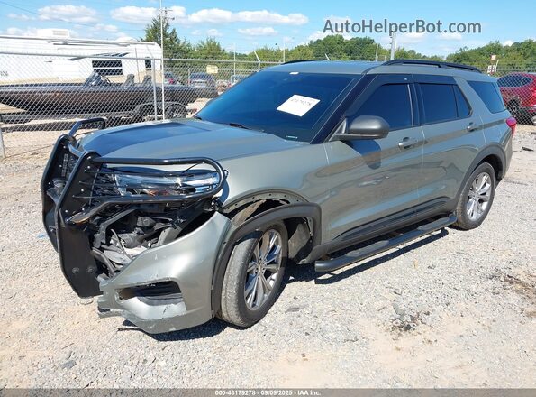 1FMSK7DH5LGA88319 2020 FORD FORD EXPLORER Gray წინა მარცხენა ხედი სამი მეოთხედიდან
