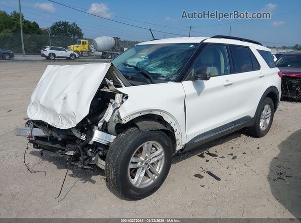 1FMSK7DH9LGA67280 2020 FORD FORD EXPLORER White Vista tres cuartos delantera izquierda