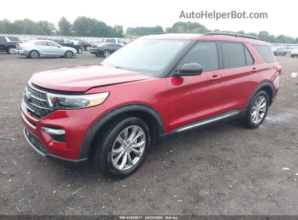 1FMSK7DH9LGC86238 2020 FORD FORD EXPLORER Red Vista tres cuartos delantera izquierda