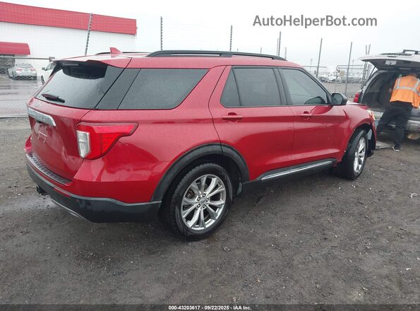 1FMSK7DH9LGC86238 2020 FORD FORD EXPLORER Red Trasero derecho