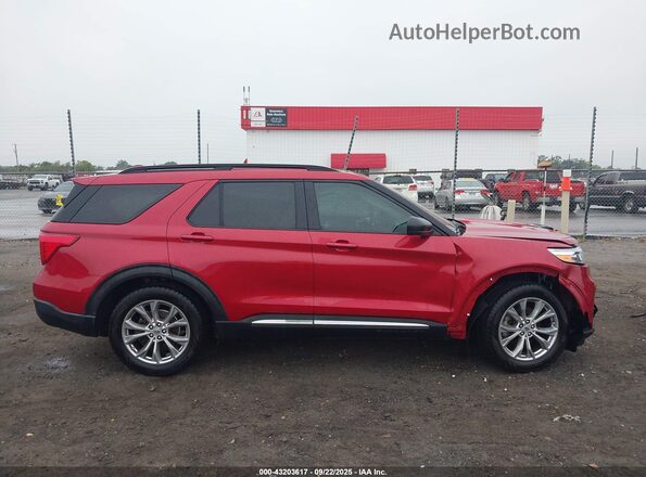 1FMSK7DH9LGC86238 2020 FORD FORD EXPLORER Red Vista interior trasera