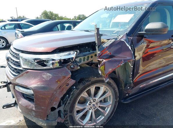 1FMSK7DHXLGB04451 2020 FORD FORD EXPLORER Brown Вид спереду