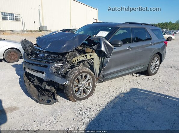 1FMSK7DHXNGA24148 2022 FORD FORD EXPLORER Gray Front left