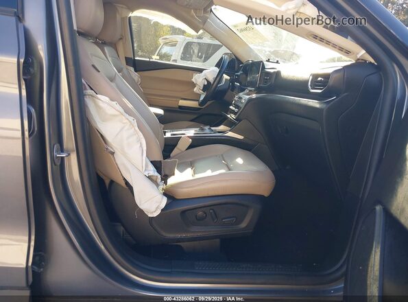 1FMSK7DHXNGA24148 2022 FORD FORD EXPLORER Gray Front interior view