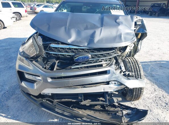 1FMSK7DHXNGA24148 2022 FORD FORD EXPLORER Gray Front view