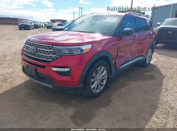 1FMSK7FH1NGA21118 2022 FORD FORD EXPLORER Red Front left