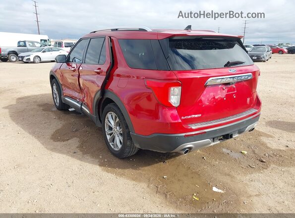 1FMSK7FH1NGA21118 2022 FORD FORD EXPLORER Red Rear left