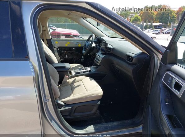 1FMSK8BHXLGC98066 2020 FORD FORD EXPLORER Silver წინა სალონის ხედი