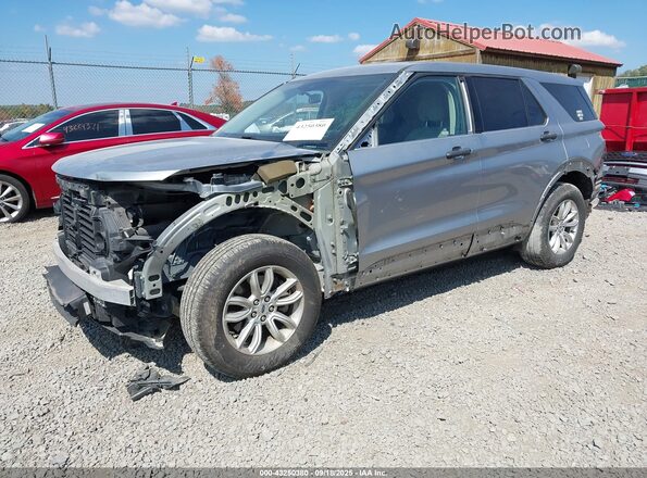 1FMSK8BHXLGC98066 2020 FORD FORD EXPLORER Silver წინა მარცხენა ხედი სამი მეოთხედიდან