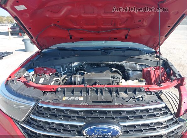 1FMSK8DH0LGA12898 2020 FORD FORD EXPLORER Red Вид ззаду