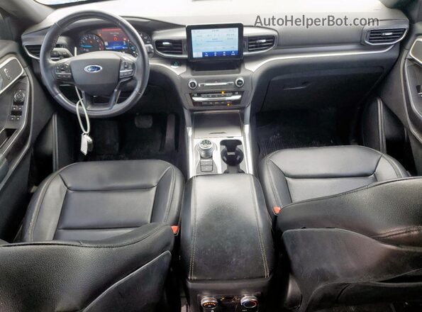 1FMSK8DH0LGA81364 2020 FORD FORD EXPLORER Blue Вид панелі приладів