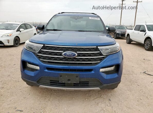 1FMSK8DH0LGA81364 2020 FORD FORD EXPLORER Blue Вид спереду