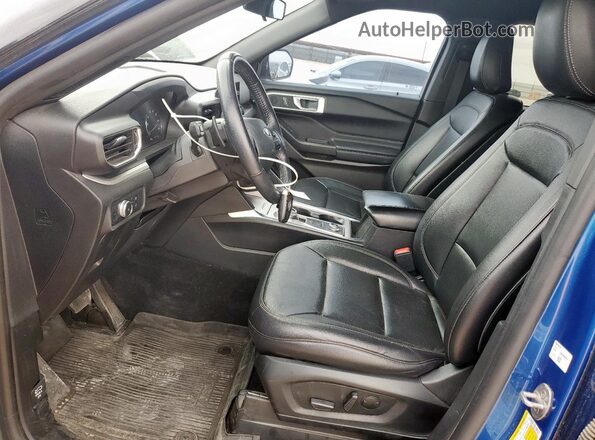1FMSK8DH0LGA81364 2020 FORD FORD EXPLORER Blue Вид салону спереду