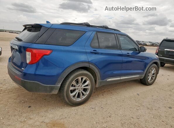 1FMSK8DH0LGA81364 2020 FORD FORD EXPLORER Blue Задня права чверть