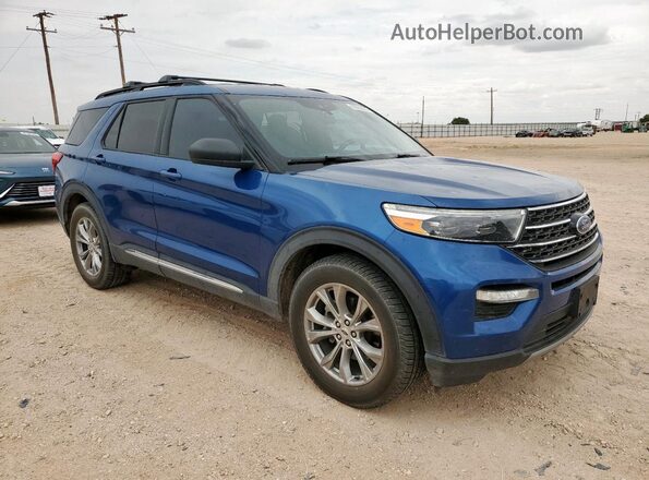 1FMSK8DH0LGA81364 2020 FORD FORD EXPLORER Blue Передня права чверть