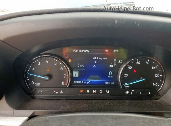 1FMSK8DH0LGA81364 2020 FORD FORD EXPLORER Blue Вид щитка приладів