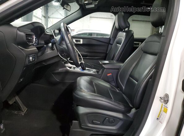 1FMSK8DH2LGB45291 2020 FORD FORD EXPLORER White Widok wnętrza z przodu