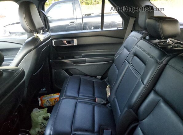 1FMSK8DH2LGC19275 2020 FORD FORD EXPLORER Silver უკანა სავარძლების ხედი