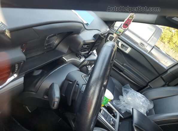 1FMSK8DH2LGC19275 2020 FORD FORD EXPLORER Silver ხელსაწყოთა პანელის ხედი