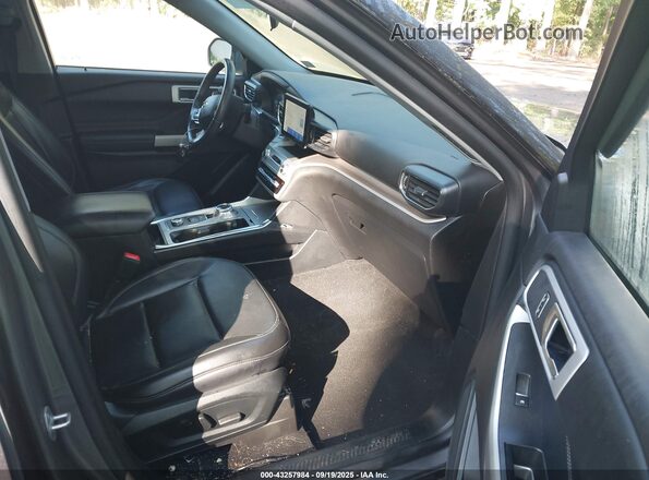 1FMSK8DH2MGB66076 2021 FORD FORD EXPLORER Gray წინა სალონის ხედი