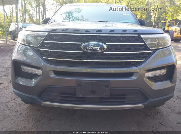 1FMSK8DH2MGB66076 2021 FORD FORD EXPLORER Gray წინა ხედი