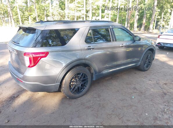 1FMSK8DH2MGB66076 2021 FORD FORD EXPLORER Gray უკანა მარჯვენა