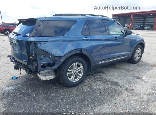 1FMSK8DH4LGC06396 2020 FORD FORD EXPLORER Light Blue Задня права чверть