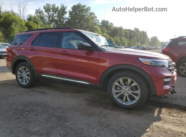 1FMSK8DH4RGA32922 2024 FORD FORD EXPLORER Red წინა მარჯვენა
