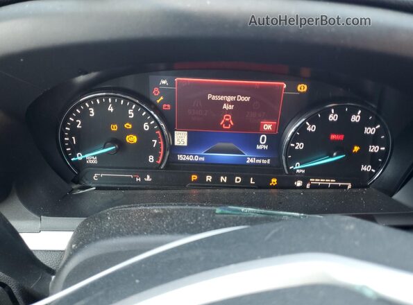 1FMSK8DH4RGA32922 2024 FORD FORD EXPLORER Red ხელსაწყოთა პანელის ხედი