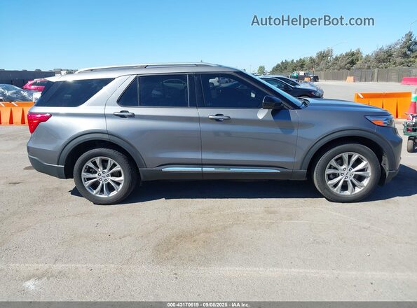 1FMSK8FH2NGB07625 2022 FORD FORD EXPLORER Gray Rear interior view