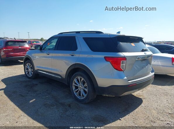 1FMSK8DH6LGD16530 2020 FORD FORD EXPLORER Серебряный Задняя левая четверть