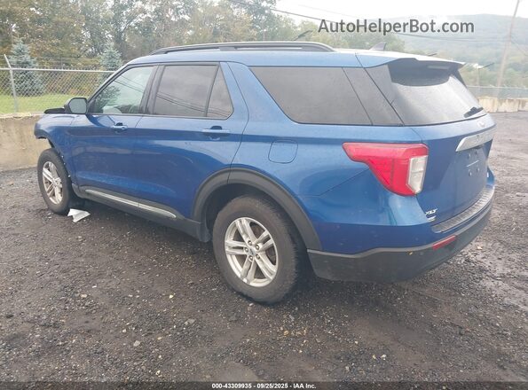 1FMSK8DH7NGC25110 2022 FORD FORD EXPLORER Dark Blue Trasero izquierdo