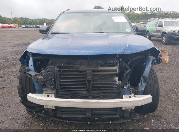 1FMSK8DH7NGC25110 2022 FORD FORD EXPLORER Dark Blue Vista frontal