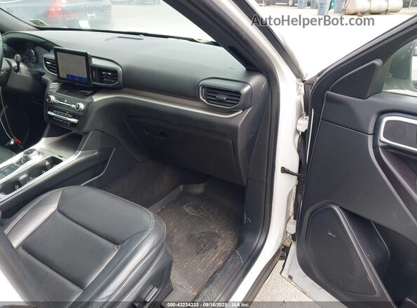 1FMSK8DHXLGA57184 2020 FORD FORD EXPLORER White წინა სალონის ხედი