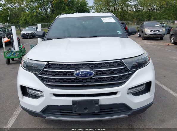 1FMSK8DHXLGA57184 2020 FORD FORD EXPLORER White ხელსაწყოთა პანელის ხედი