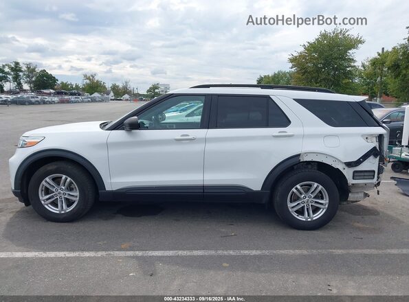 1FMSK8DHXLGA57184 2020 FORD FORD EXPLORER White სალონის 360-გრადუსიანი ხედი
