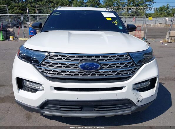 1FMSK8FH5LGC71741 2020 FORD FORD EXPLORER White Widok zestawu wskaźników