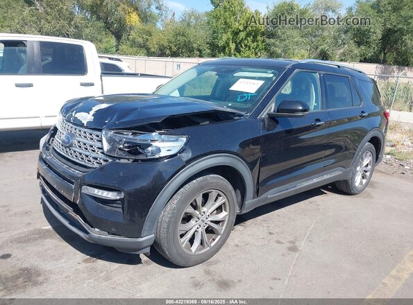 1FMSK8FH8LGC03708 2020 FORD FORD EXPLORER Black Передня ліва чверть