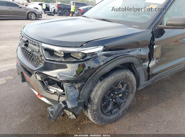 1FMSK8JH4MGC30655 2021 FORD FORD EXPLORER Black წინა ხედი