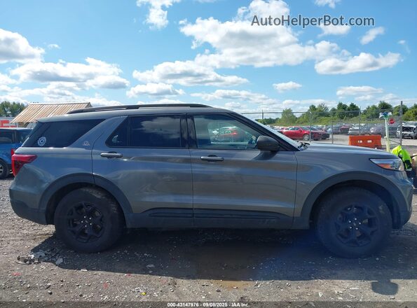 1FMSK8JH6MGC19043 2021 FORD FORD EXPLORER Gray Rear interior view