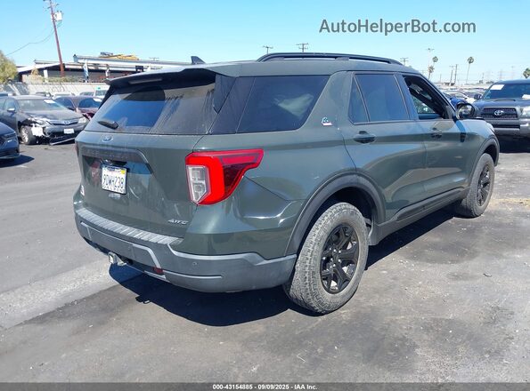1FMSK8JH8NGC09518 2022 FORD FORD EXPLORER Green 