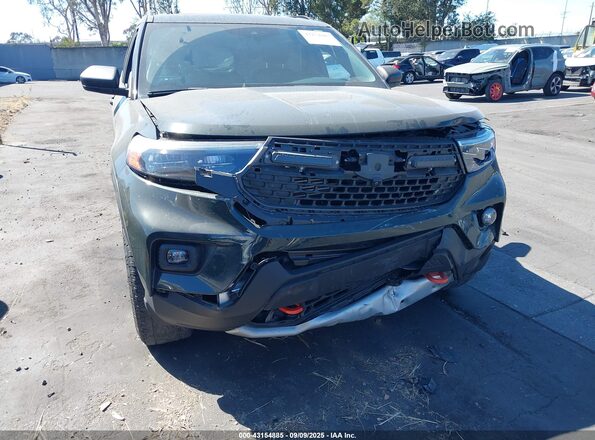 1FMSK8JH8NGC09518 2022 FORD FORD EXPLORER Green 