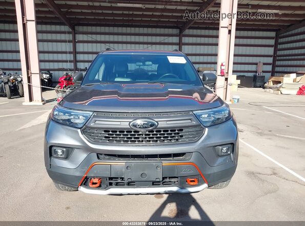 1FMSK8JH9NGC45802 2022 FORD FORD EXPLORER Gray Սալոնի հետևի տեսք
