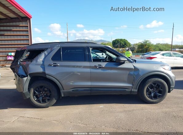 1FMSK8JH9NGC45802 2022 FORD FORD EXPLORER Gray Սալոնի 360 աստիճան տեսք